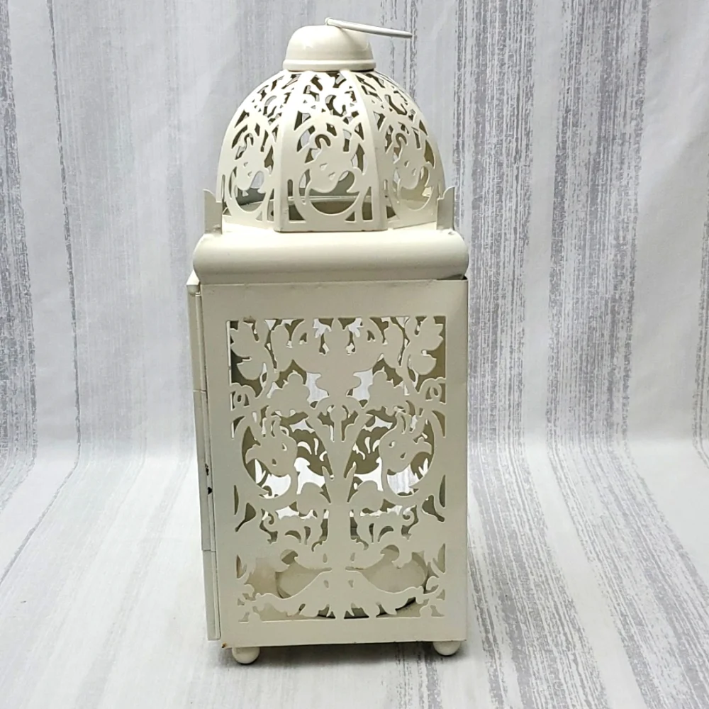 Rustic White Lantern 4
